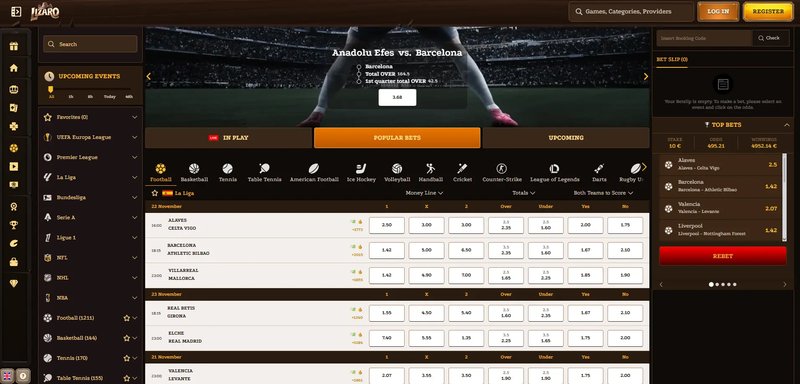 Lizaro online casino in United Kingdom